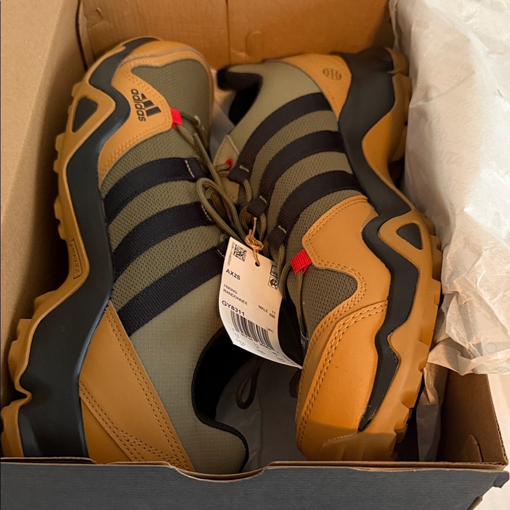 Adidas Terrex AX2S Olive and Brown Men's Athletic Shoes Sz 11.5 - Picture 3 of 4